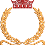 Taçlı başak nakış tasarımı