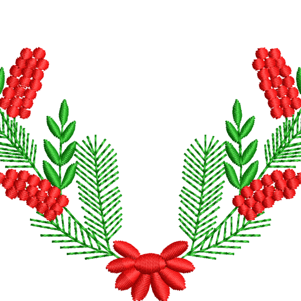 Çelenk nakış tasarımı 261f