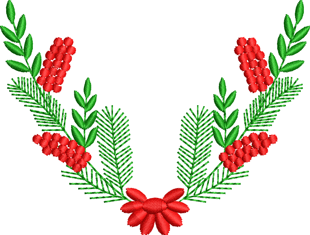 Çelenk nakış tasarımı 261f