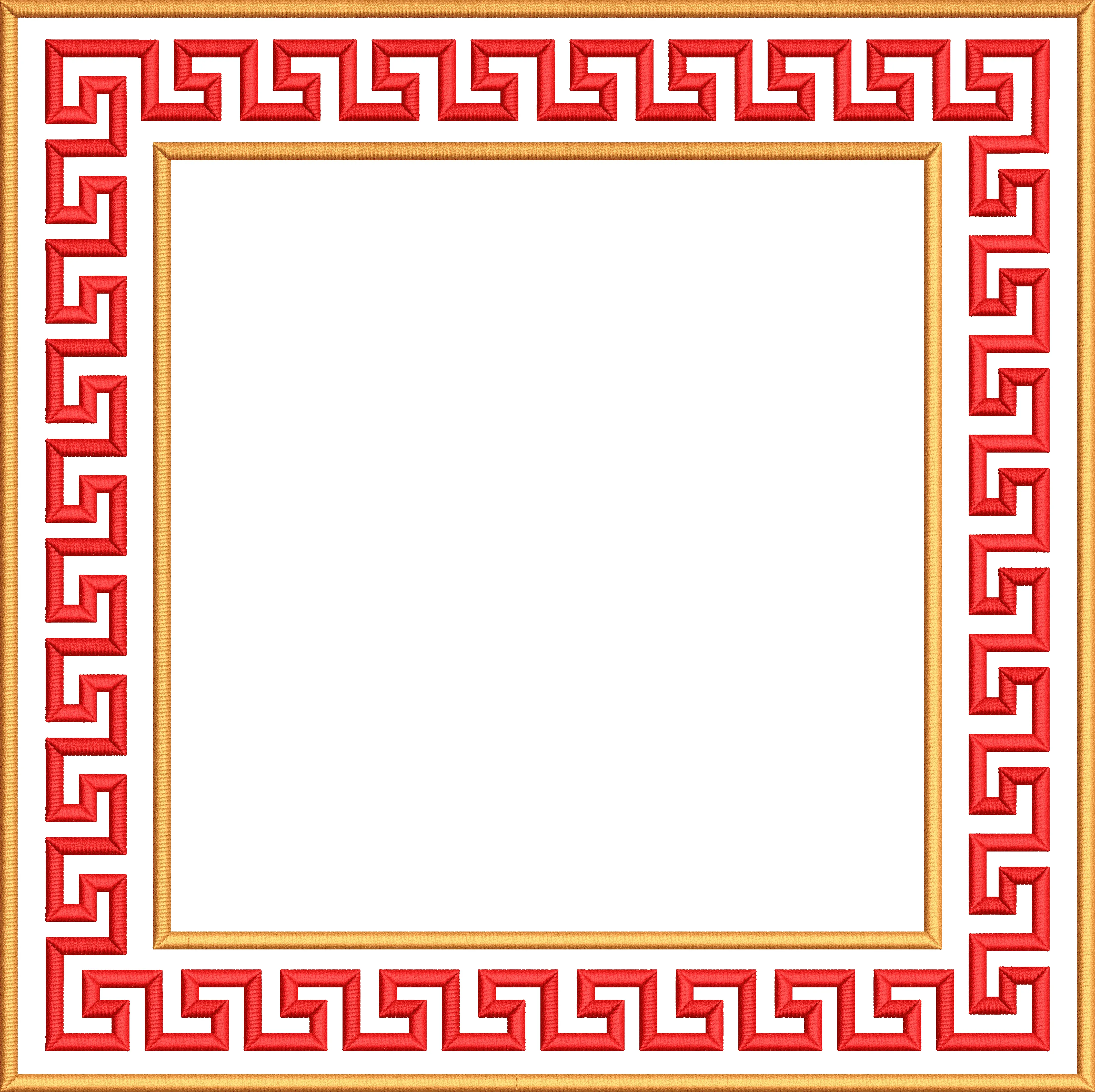 Frame 10f edge pattern square