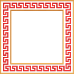 Frame 10f edge pattern square