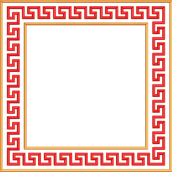 Frame 10f edge pattern square