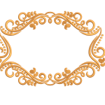 Frame embroidery design 130f