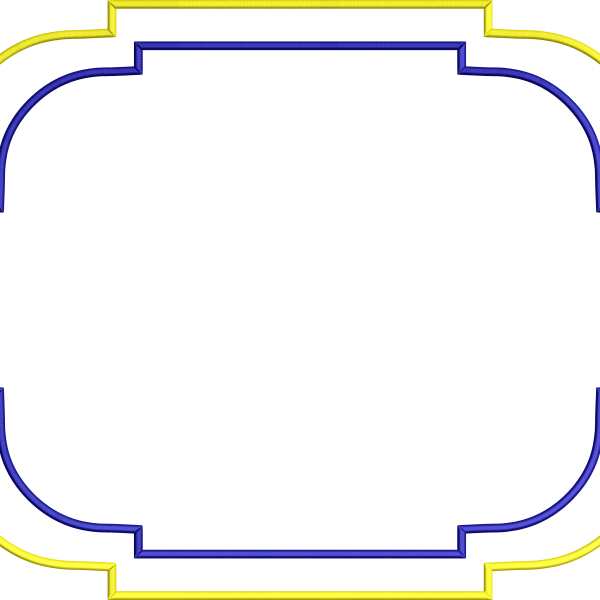 Çerçeve 20f oval köşe dikdörtgen