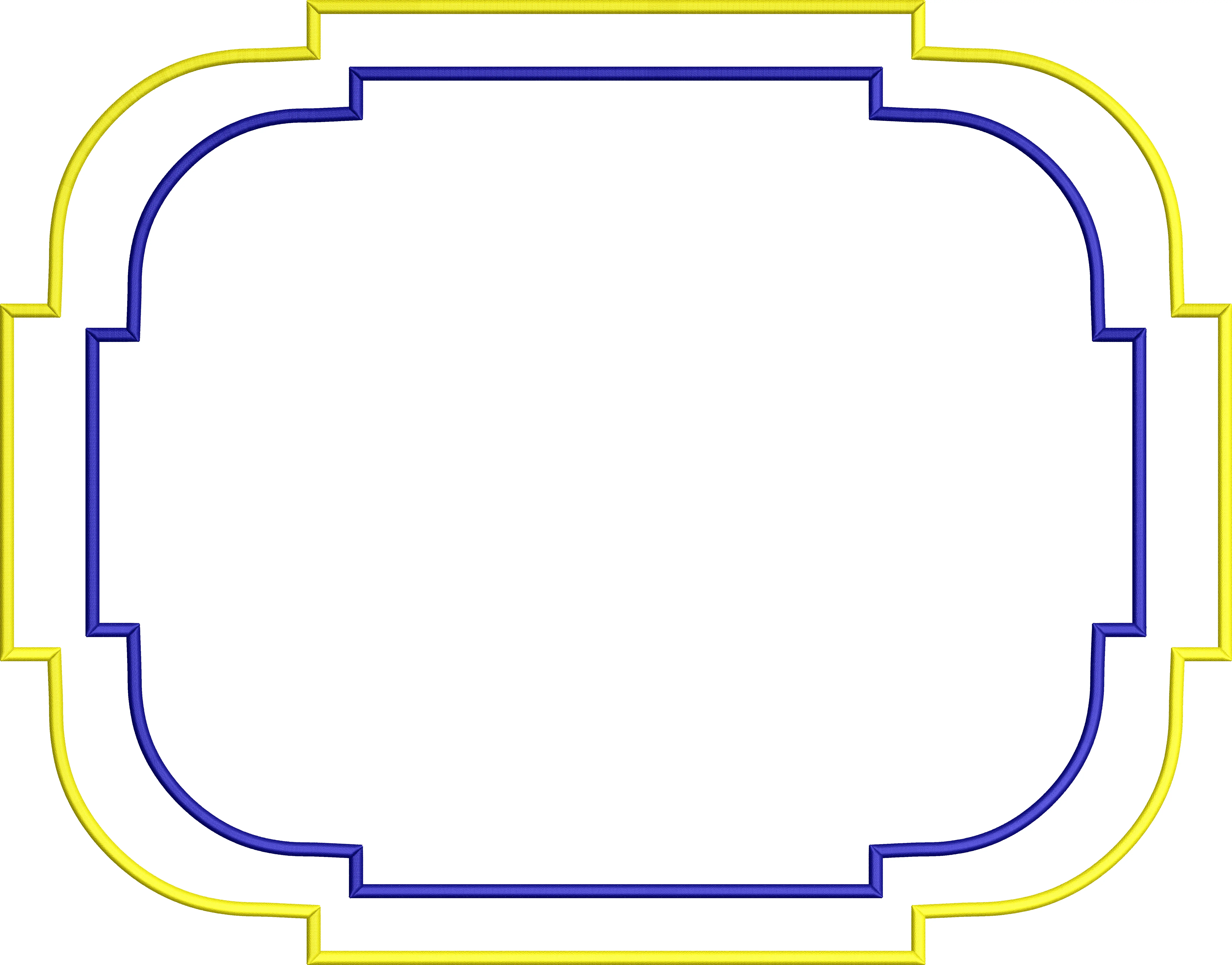 Çerçeve 20f oval köşe dikdörtgen