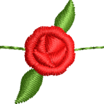 Çiçek nakış tasarımı (takım)
