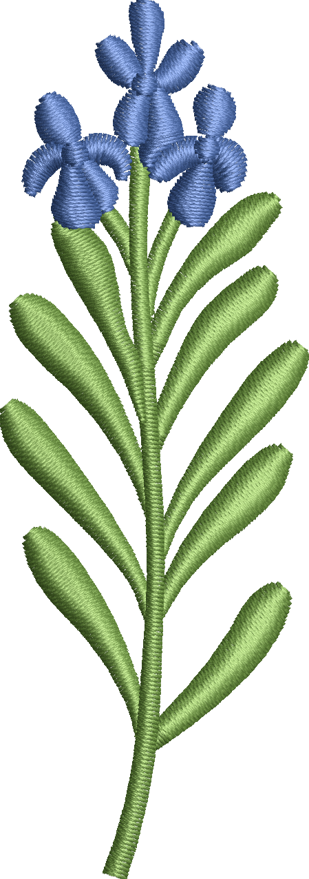 Flower embroidery design 185f