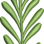 Flower embroidery design 185f