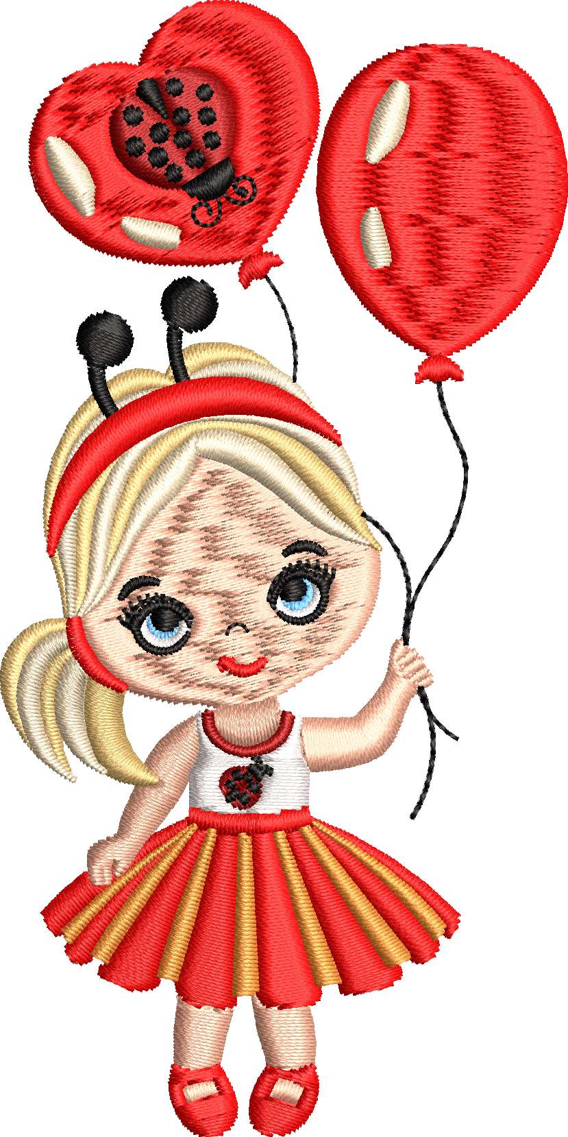 Çocuk 3f balonlu kız