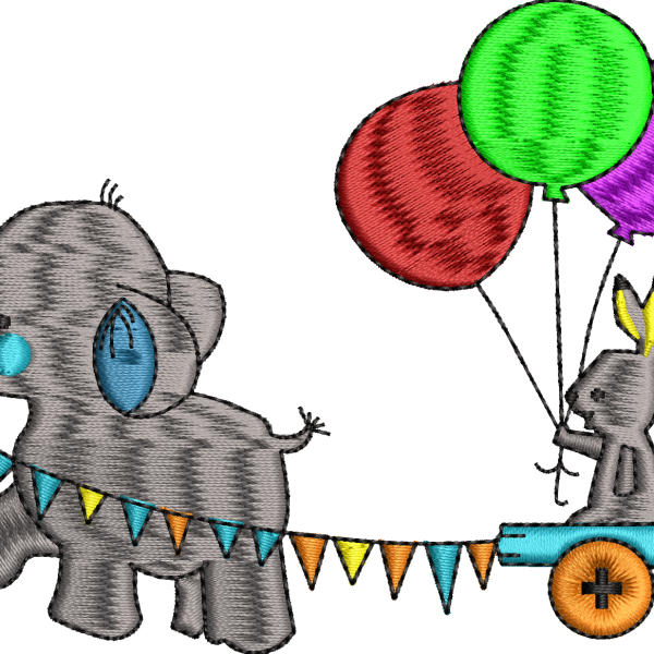 Fil 4f balon tavşan