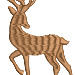 Geyik nakış tasarımı