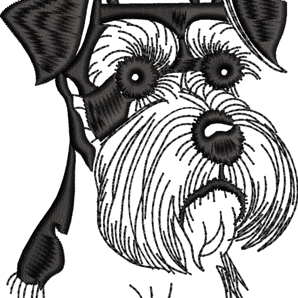 Köpek nakış tasarımı