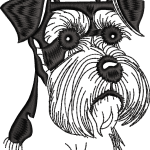 Köpek nakış tasarımı