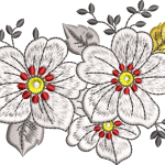 Parça çiçek 3f