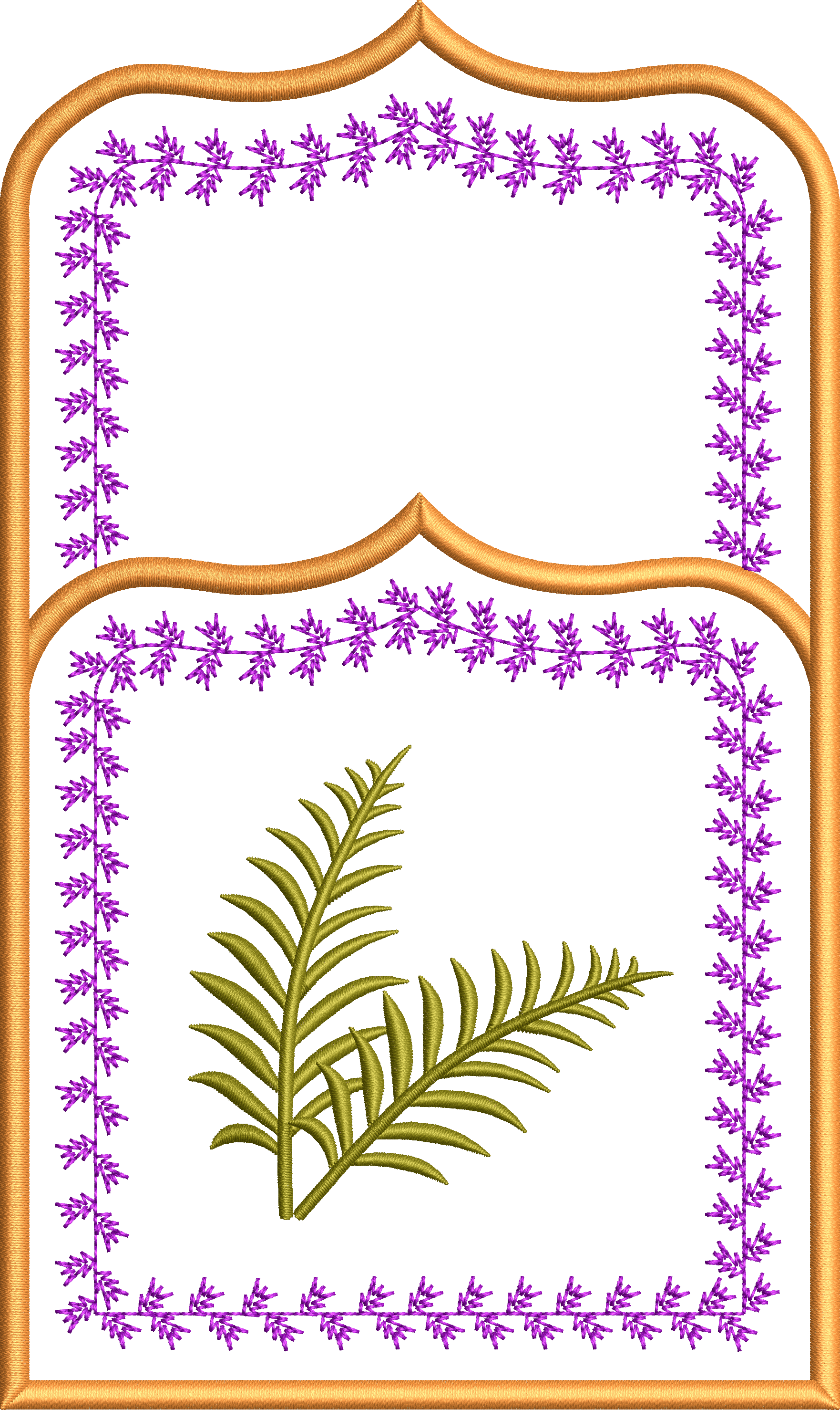 Kaşıklık nakış tasarımı