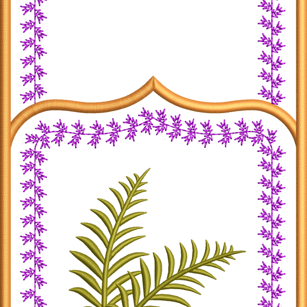 Kaşıklık nakış tasarımı