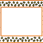 Leopard print napkin embroidery design rectangle 184f