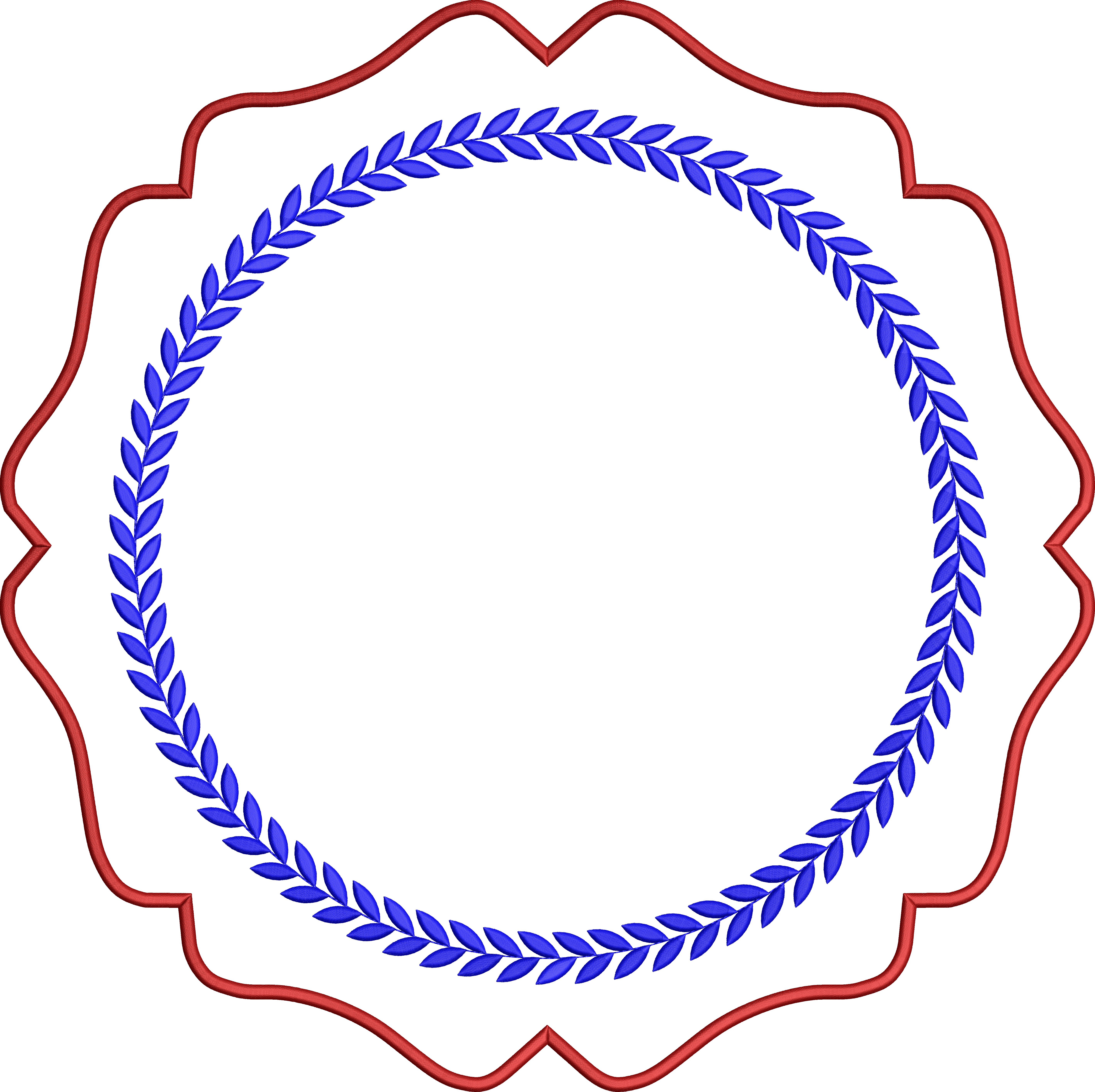 Napkin round with 95f spike