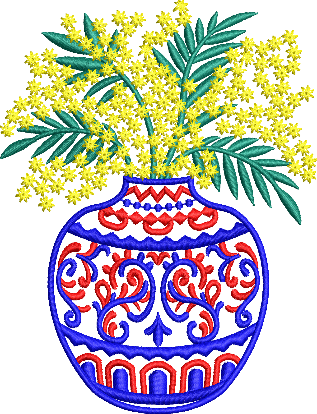 Vazo 28f sarı çiçek