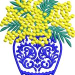 Vazo 79f sarı çiçek