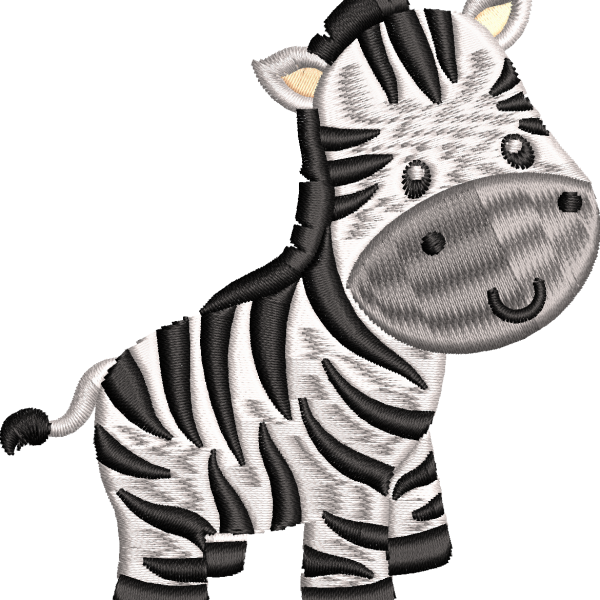 Zebra nakış tasarımı 4f