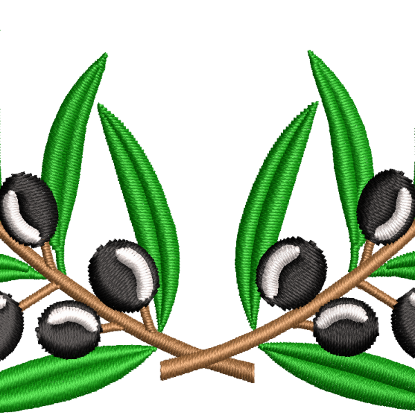Zeytin dalı nakış tasarımı 1f