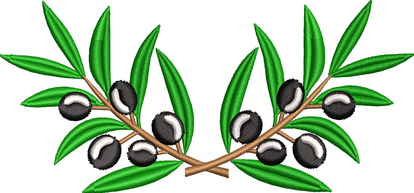Zeytin dalı nakış tasarımı 1f