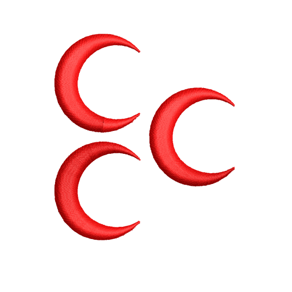 Bayrak 13f hilal üçlü