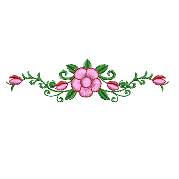 Boutonniere embroidery design 192f